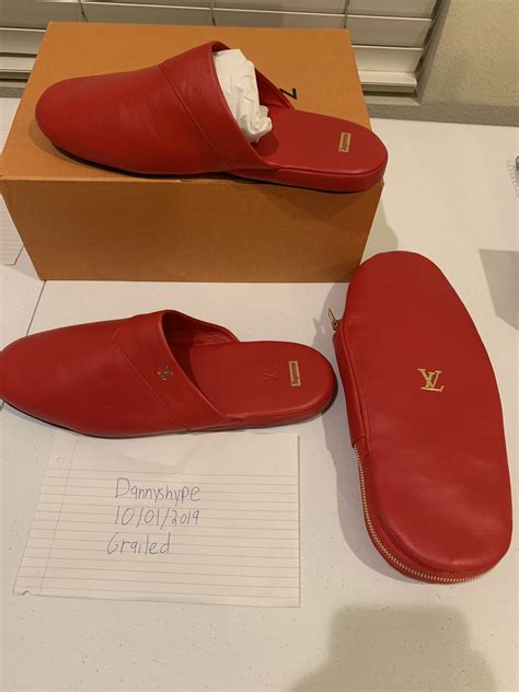 lv supreme nederland|supreme louis vuitton slippers.